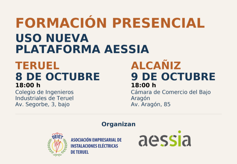 FORMACION PRESENCIAL PLATAF. AESSIA FORMACION PRESENCIAL PLATAF. AESSIA
